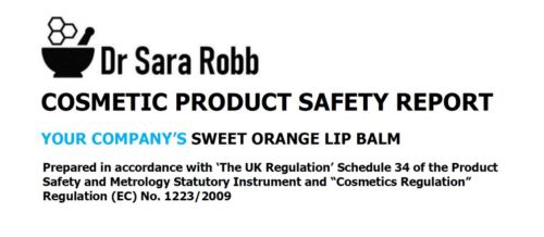 Quick CPSR Sweet Orange Lip Balm 